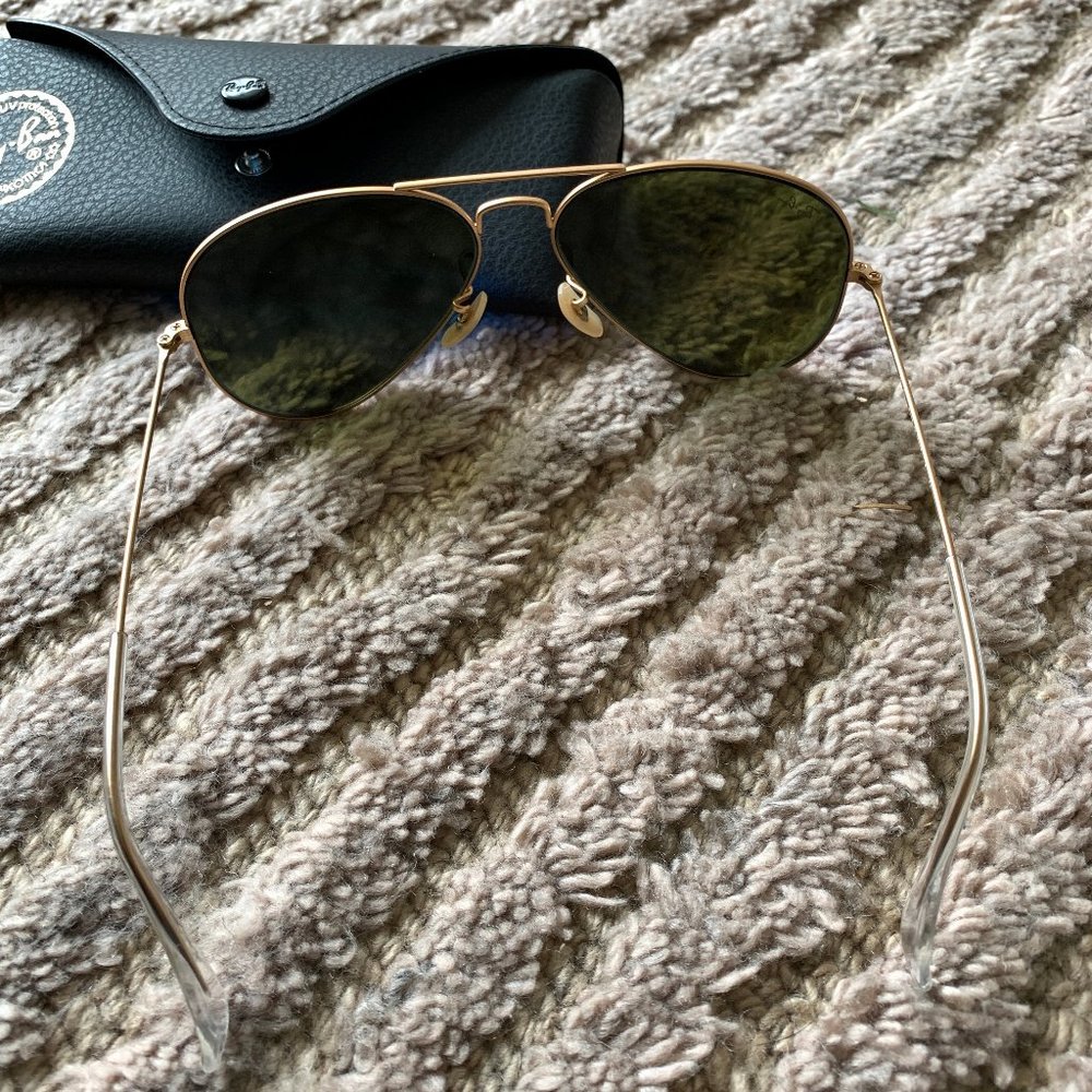 - NEW Ray-Ban Aviator Gold Flash AX2 - Picture 3 of 5